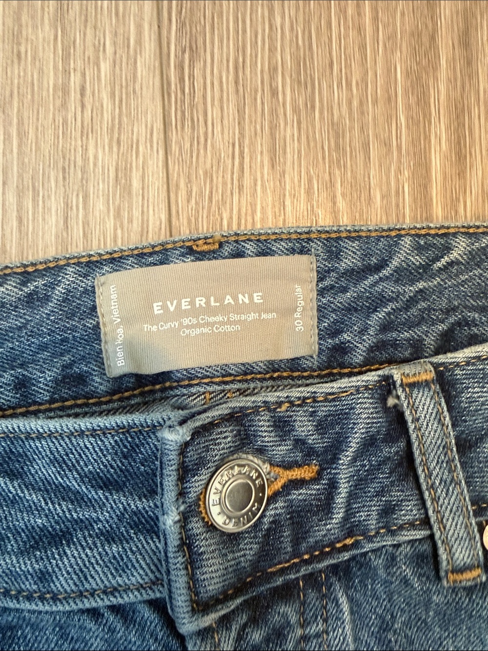 Everlane Curvy 90s Cheeky Straight Jean Size 30 - Picture 4 of 6